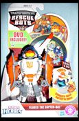 Transformers Rescue Bots (Transforming) figure 4-B Blades the Copter-Bot with DVD