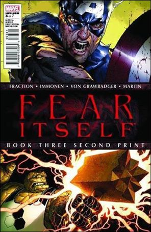 Fear Itself issue 3-D Steve McNiven Red Cover (2nd Printing)