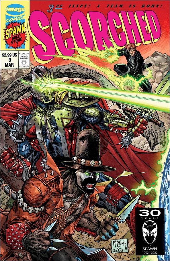 Scorched issue 3-B Todd McFarlane Cover