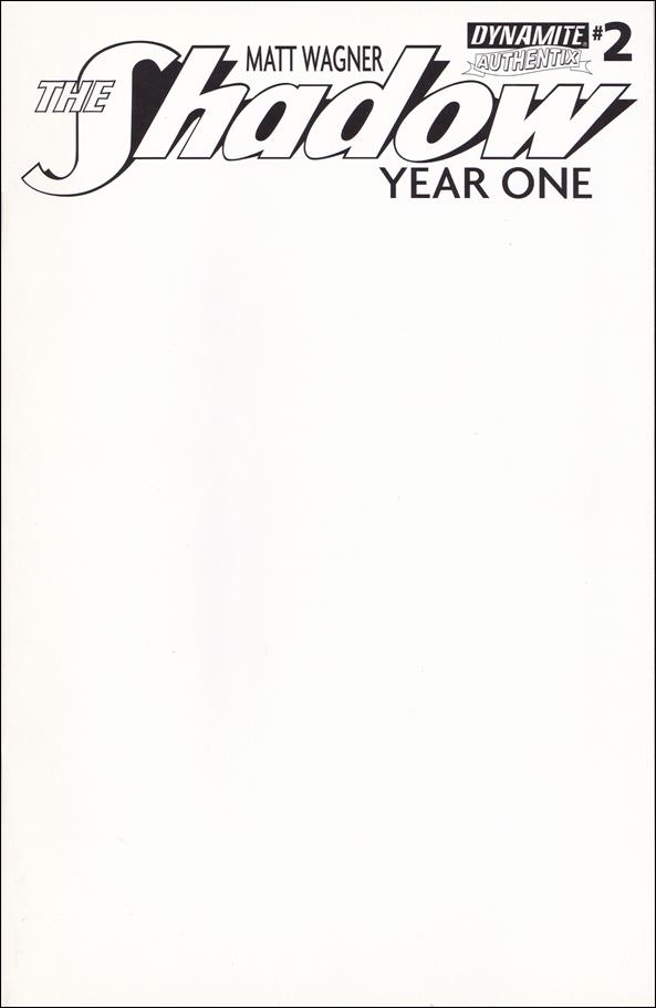 Shadow Year One issue 2-G Blank Authentix Cover
