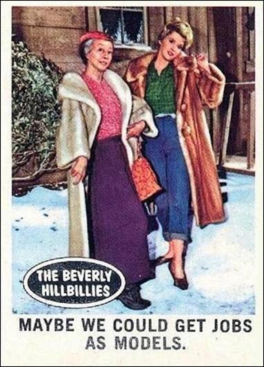 Beverly Hillbillies (Base Set) card 49 Maybe We Could Get Jobs as Models.
