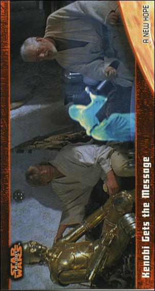 Star Wars Trilogy Widevision (Base Set) card 9 Kenobi Gets the Message