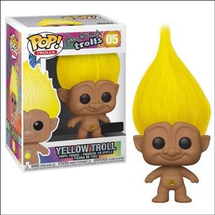 Pop! Trolls figure 5 Yellow Troll