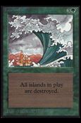 Magic the Gathering: Limited Edition Alpha (Base Set) card 221 Tsunami