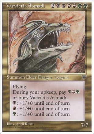 Magic the Gathering: Chronicles (Base Set) card 89 Vaevictis Asmadi