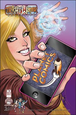 Trish Out of Water issue 1-D14 Giuseppe Cafaro Planet Comics Cover 1/1300