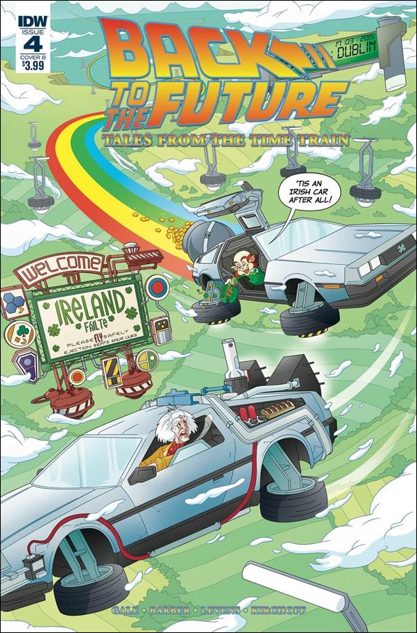 Back to the Future: Tales from the Time Train issue 4-B Philip Murphy Cover