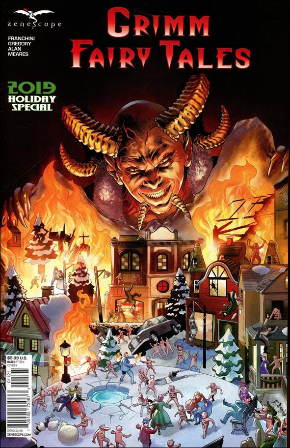 Grimm Fairy Tales Holiday Special issue 2019-B Martin Coccolo Cover