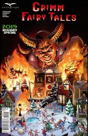 Grimm Fairy Tales Holiday Special issue 2019-B Martin Coccolo Cover
