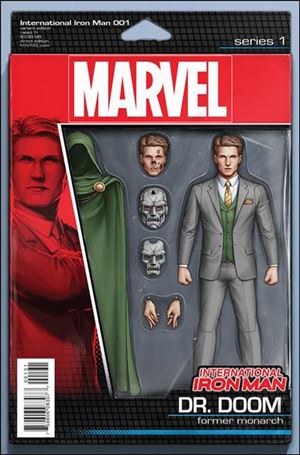 International Iron Man issue 1-D John Tyler Christopher Action Figure Cover