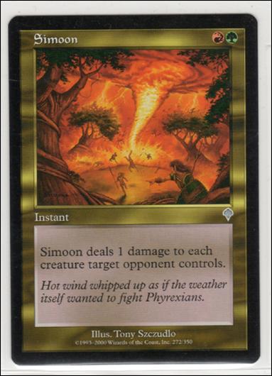 Magic the Gathering: Invasion (Base Set) card 272 Simoon