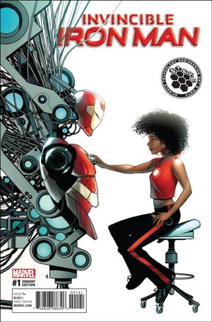 Invincible Iron Man (2017) issue 1-F Mike McKone 1:10 STEAM Cover