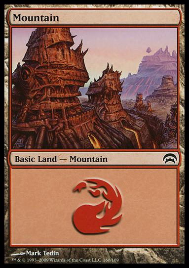Magic the Gathering: Planechase (Base Set) card 160 Mountain