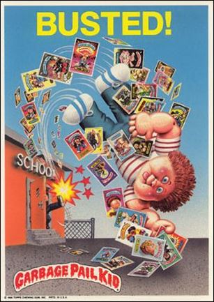 Garbage Pail Kids Giant Stickers (Base Set) card 14 Busted!