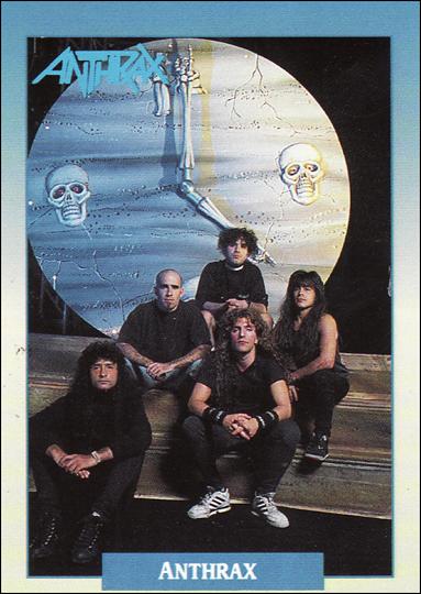 Rock Cards (Base Set) card 134 Anthrax