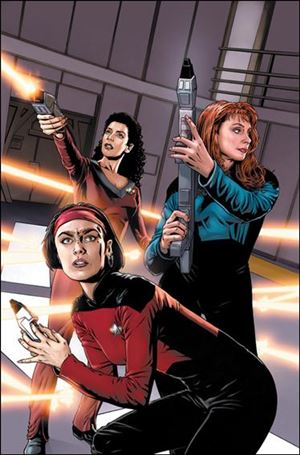 Star Trek: The Next Generation: Intelligence Gathering issue 4-C Joe Corroney Virgin Cover