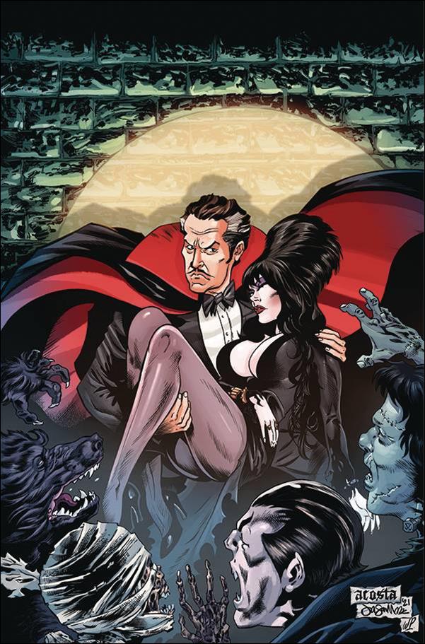 Elvira Meets Vincent Price issue 4-H Dave Acosta Virgin Cover