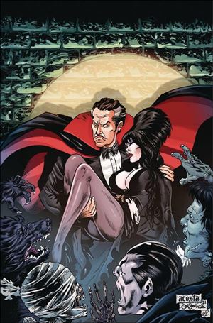 Elvira Meets Vincent Price issue 4-H Dave Acosta Virgin Cover