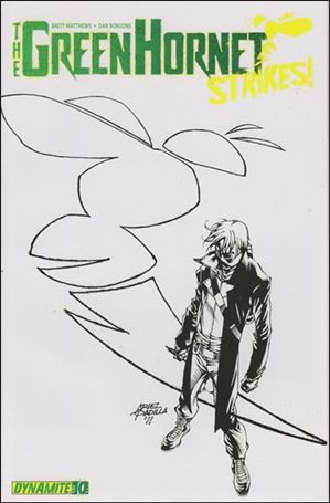 Green Hornet Strikes issue 10-B 1:10 Black and White Cover