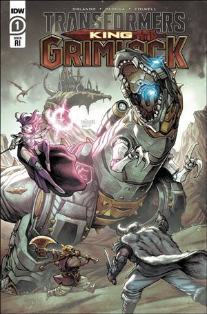 Transformers: King Grimlock issue 1-C Mateus Santolouco 1:10 Cover