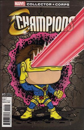 Champions (2016) issue 1-W Polybagged Marvel Collector Corps Cover