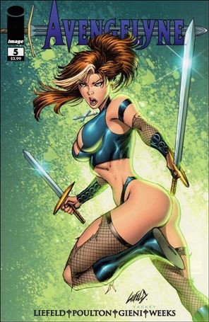 Avengelyne (2011) issue 5 Rob Liefeld Cover