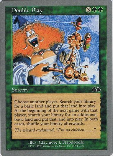 Magic the Gathering: Unglued (Base Set) card 55 Double Play