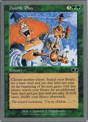 Magic the Gathering: Unglued (Base Set) card 55 Double Play