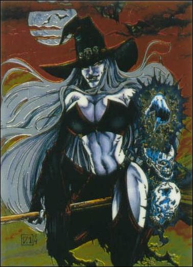 Lady Death All Chromium (Base Set) card 36 All Hallows Eve