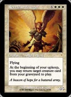 Magic the Gathering: Invasion (Base Set) card 33 Reya Dawnbringer