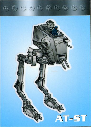 Star Wars Vehicles (Cut-Away Subset) card C1 AT-ST