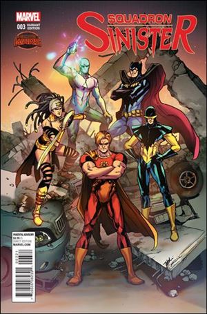 Squadron Sinister issue 3-C Takeshi Miyazawa Manga Cover