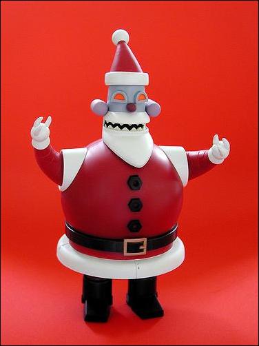 Futurama (Santa Robot Build-a-Bot Series) figure 7 Santa Robot (6 Piece Build-a-Figure)