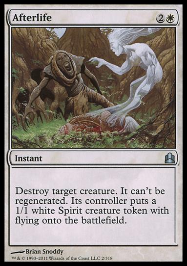 Magic the Gathering: Commander (Base Set) card 2 Afterlife