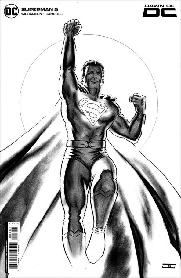 Superman (2023) issue 5-F John Cassaday 1:50 Cardstock Cover