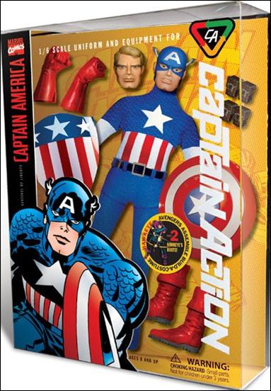 Captain Action (2012) figure 3 Captain America (Deluxe)