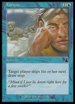 Magic the Gathering: Urza's Destiny (Base Set) card 32 Fatigue