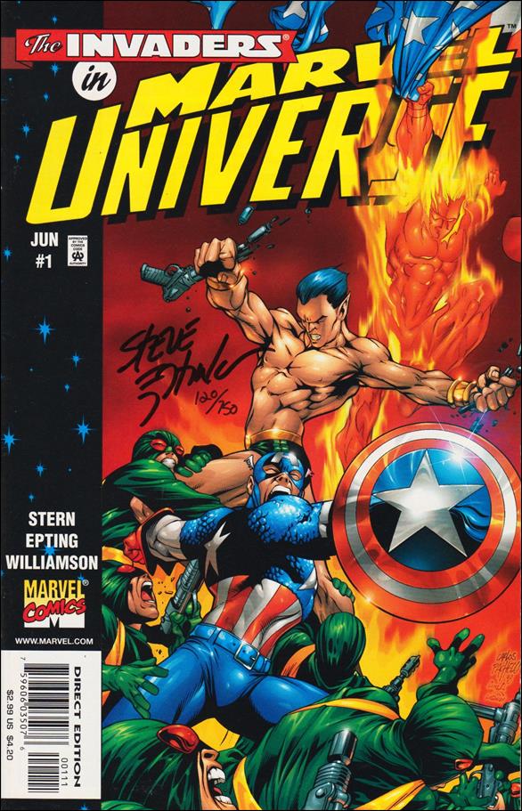 Marvel Universe issue 1-B Dynamic Forces (Signed by Steve Epting) 1/750