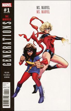 Generations: Ms. Marvel & Ms. Marvel issue 1-B Olivier Coipel Cover