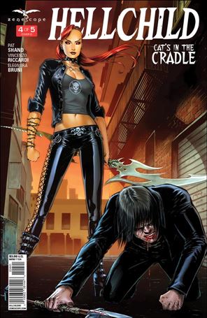 Hellchild issue 4-D Jason Metcalf Cover