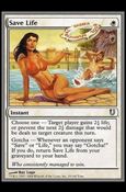 Magic the Gathering: Unhinged (Base Set) card 19 Save Life
