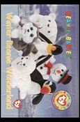 Beanie Babies Series 1 (Puzzle Cards Subset) card nn7 Winter Beanie Wonderland