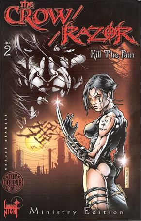Crow/Razor - Kill the Pain issue 2-B Jerry Beck Ministry Edition Cover