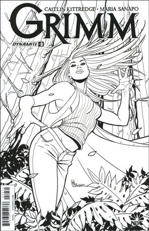 Grimm (2016) issue 3-C Maria Sanapo 1:10 B&W Cover