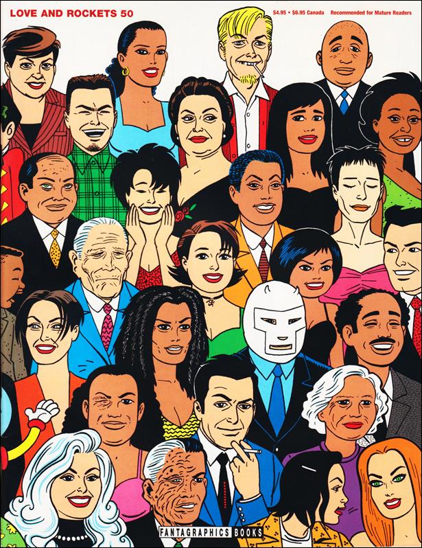 Love and Rockets (1982/09) issue 50 Wraparound Cover
