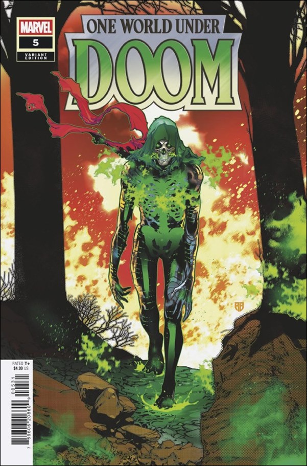 One World Under Doom issue 5-D R. B. Silva Cover