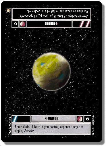 Star Wars: Special Edition Limited (Base Set) card 130 Fondor