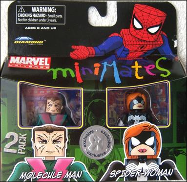 Marvel Minimates (Exclusives) figure 41 Molecule Man and Spider-Woman