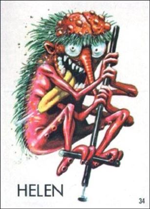 Ugly Stickers (1965) (Base Set) card 34 Helen