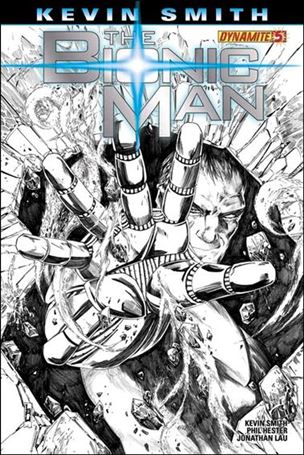 Bionic Man issue 5-C Jonathan Lau 1:25 Sketch Cover
